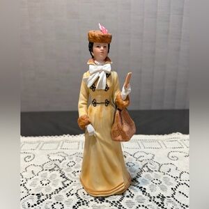 Avon Albee Award Figurine with Cream and Brown Accents